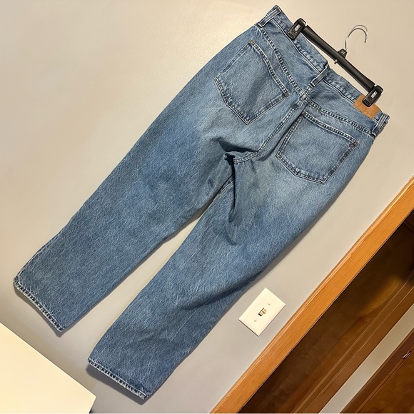 Madewell The Perfect Vintage Straight Jean in Delafield Wash: Button-Fly Edition - Picture 13 of 14